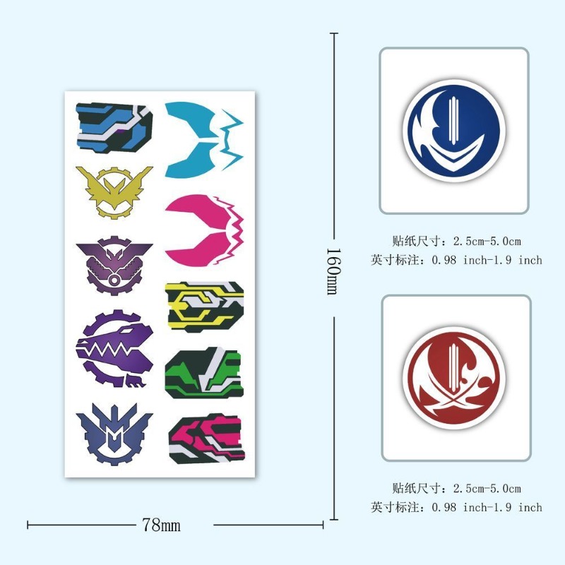60 Sheets Kamen Rider Logo Sti - đánh giá và giá Laptop Original Accessories