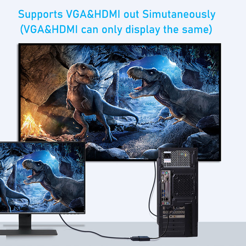 1080P DVI to VGA HDMI Splitter - đánh giá và giá Hdmi Vga Adapter